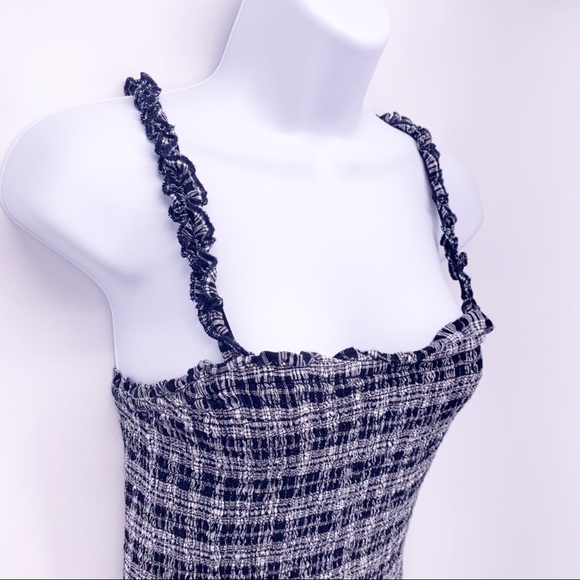 Volcom Black and White Mini Dress Size Small - Picture 4 of 9